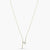 Halo Pearl Gold Plated Silver Pendant Necklace