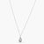 Opal Pearl Silver Pendant Necklace