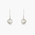 Classic Pearl Drop Silver Earrings