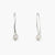 Muse Pearl Silver Drop Earrings