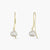 Muse Pearl Gold Plated Silver Drop Earrings