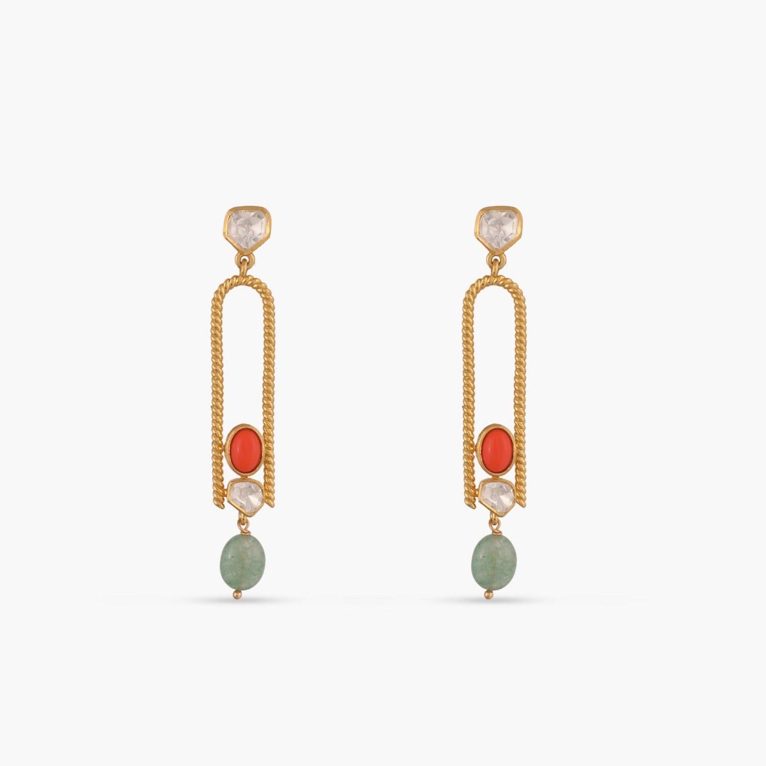 Earrings Oceanic Weavers Sleek Silver Drop Earrings