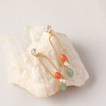 Earrings Oceanic Weavers Sleek Silver Drop Earrings