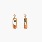 Earrings Oceanic Weavers Twine Textured Silver Drop Earrings