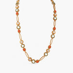 Necklaces Oceanic Weavers Long Silver Necklace