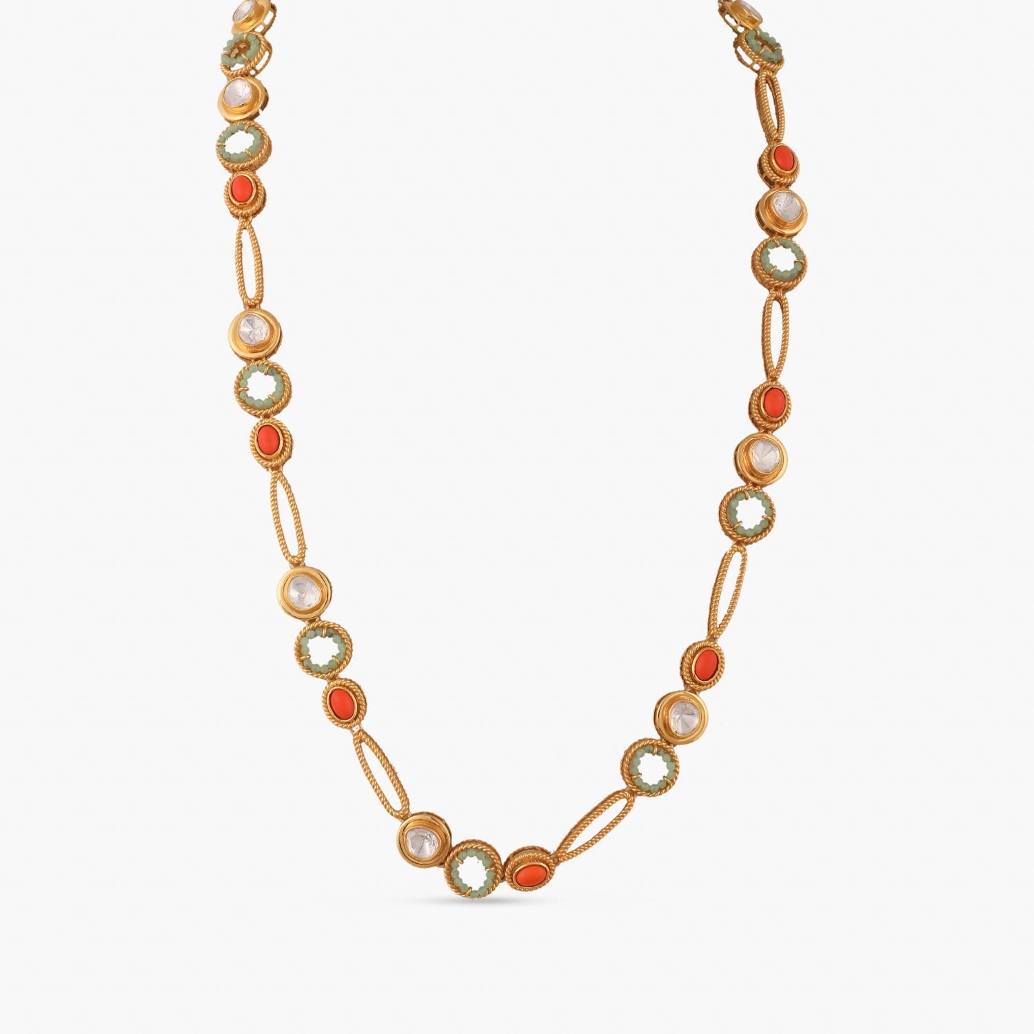 Necklaces Oceanic Weavers Long Silver Necklace