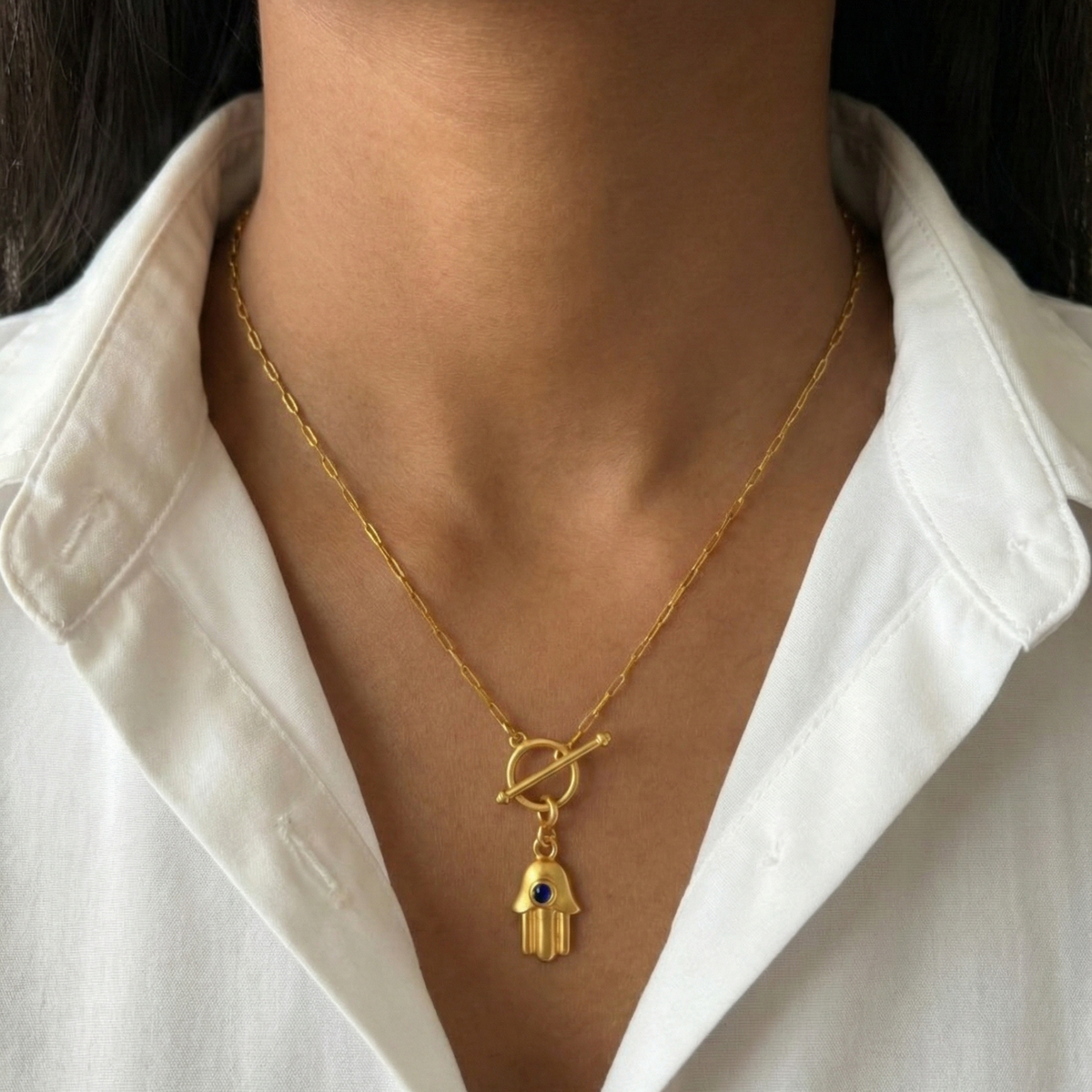 Pendant Mystical Hamsa Silver Charm