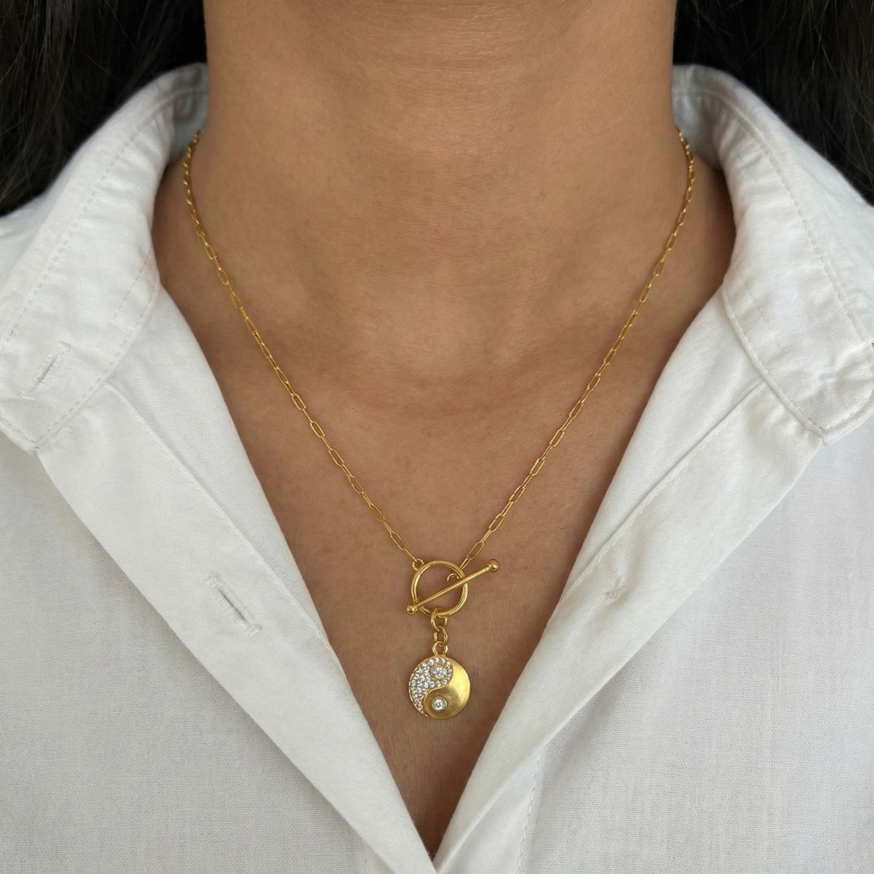 Pendant Yin Yang Silver Charm