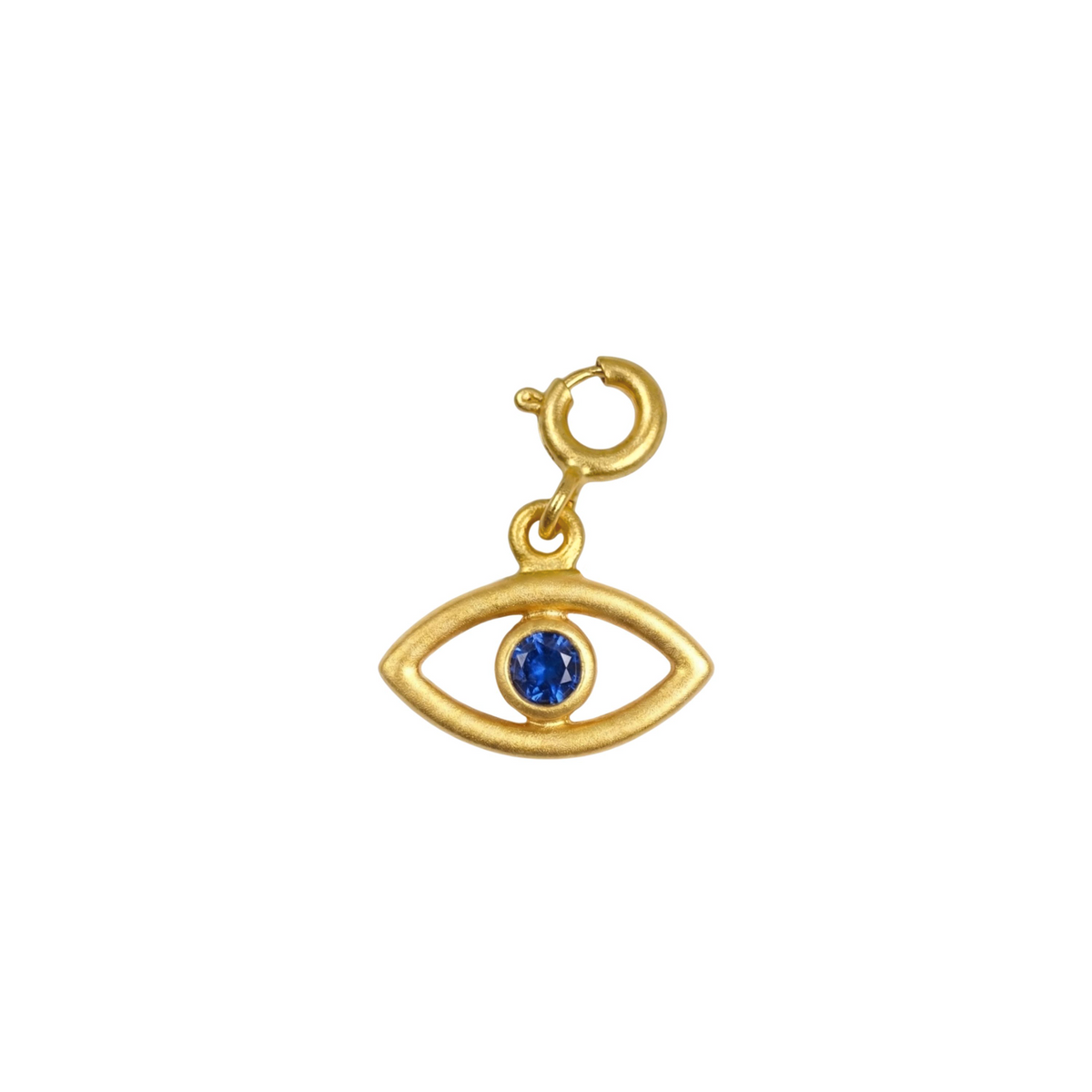 Protective Evil Eye Silver Charm