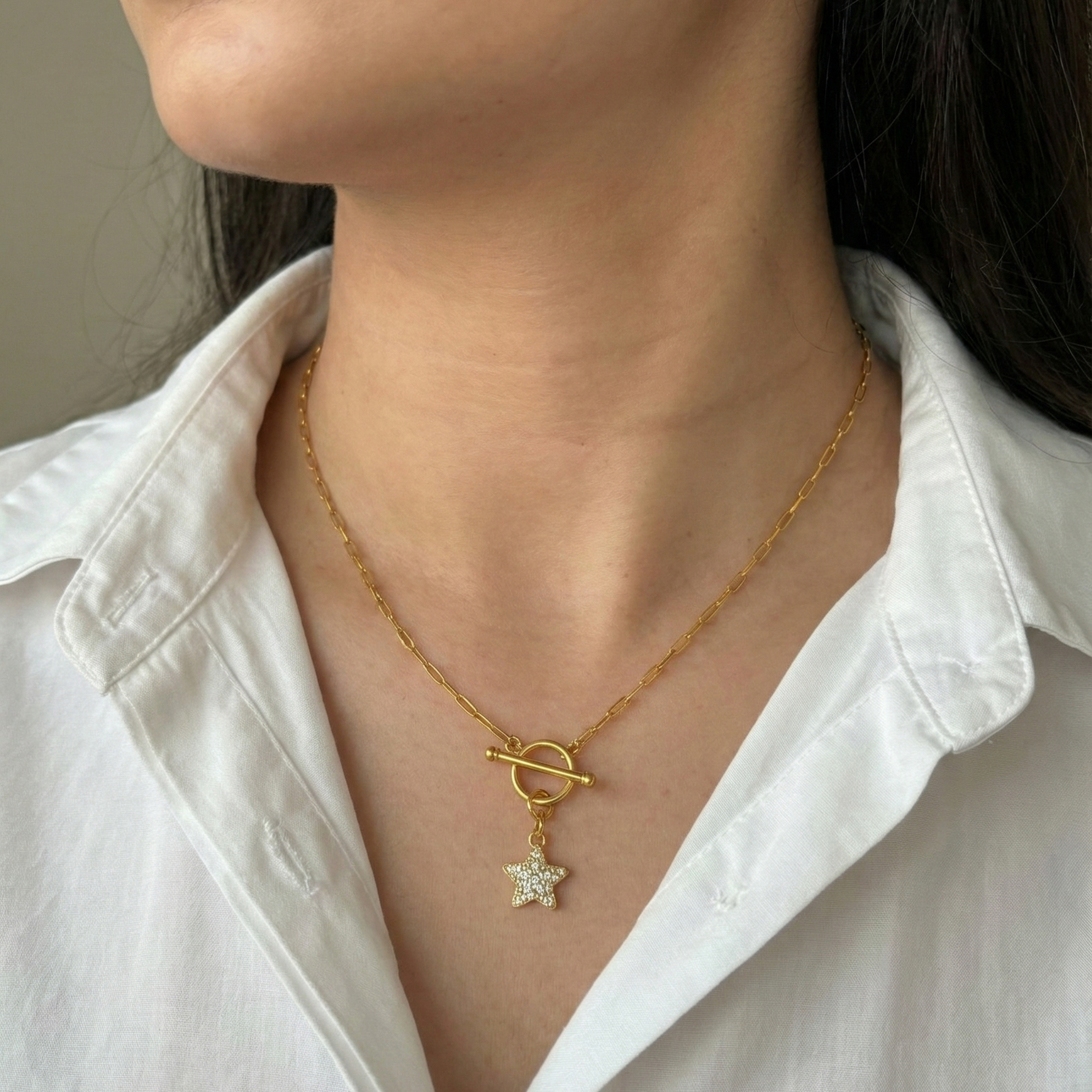 Pendant Shining Star Silver Charm