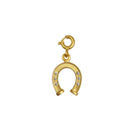 Pendant Lucky Horseshoe Silver Charm