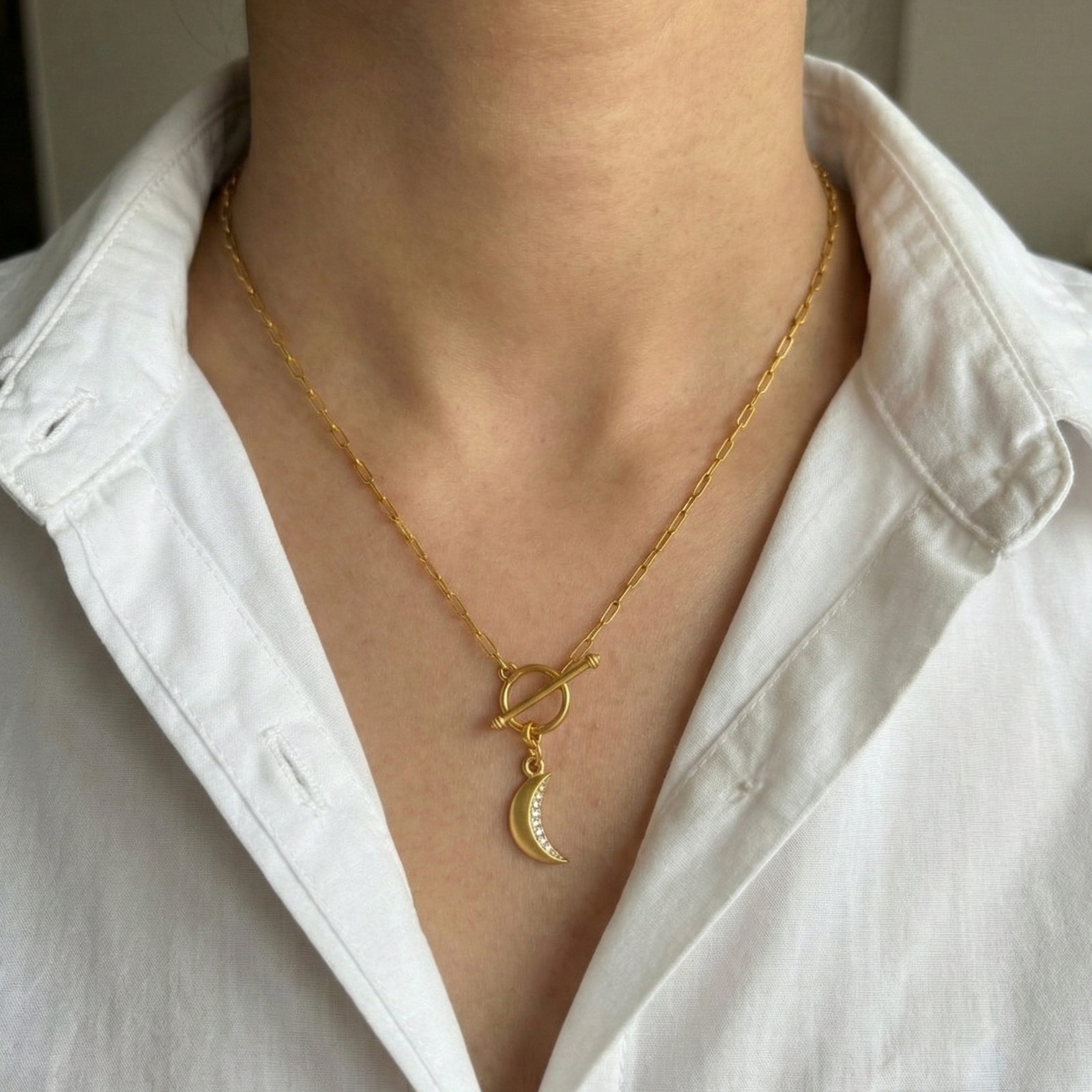 Celestial Moon Silver Charm