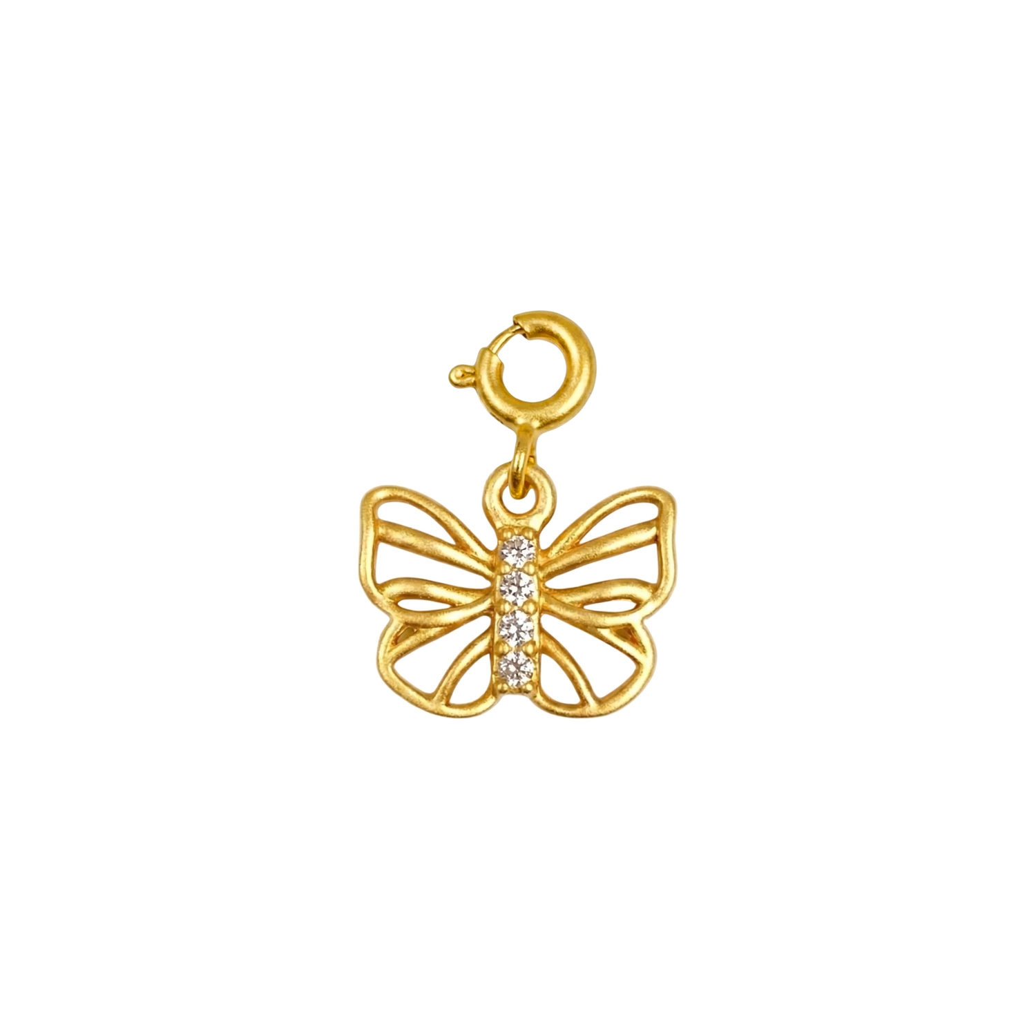Pendant Ethereal Butterfly Silver Charm