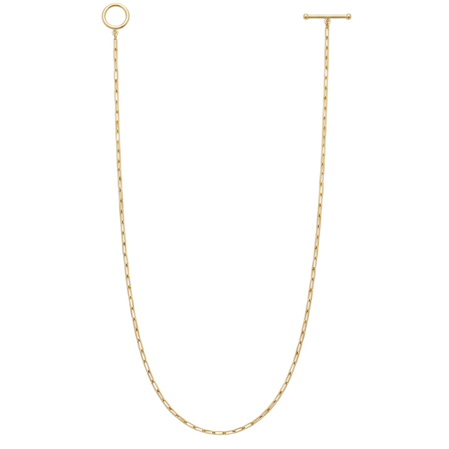 Necklace T Bar Toggle Link Silver Necklace