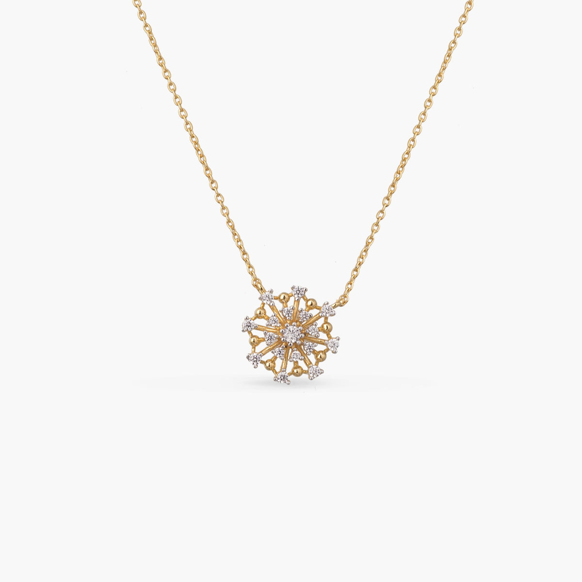 Stella Star CZ Silver Pendant Necklace