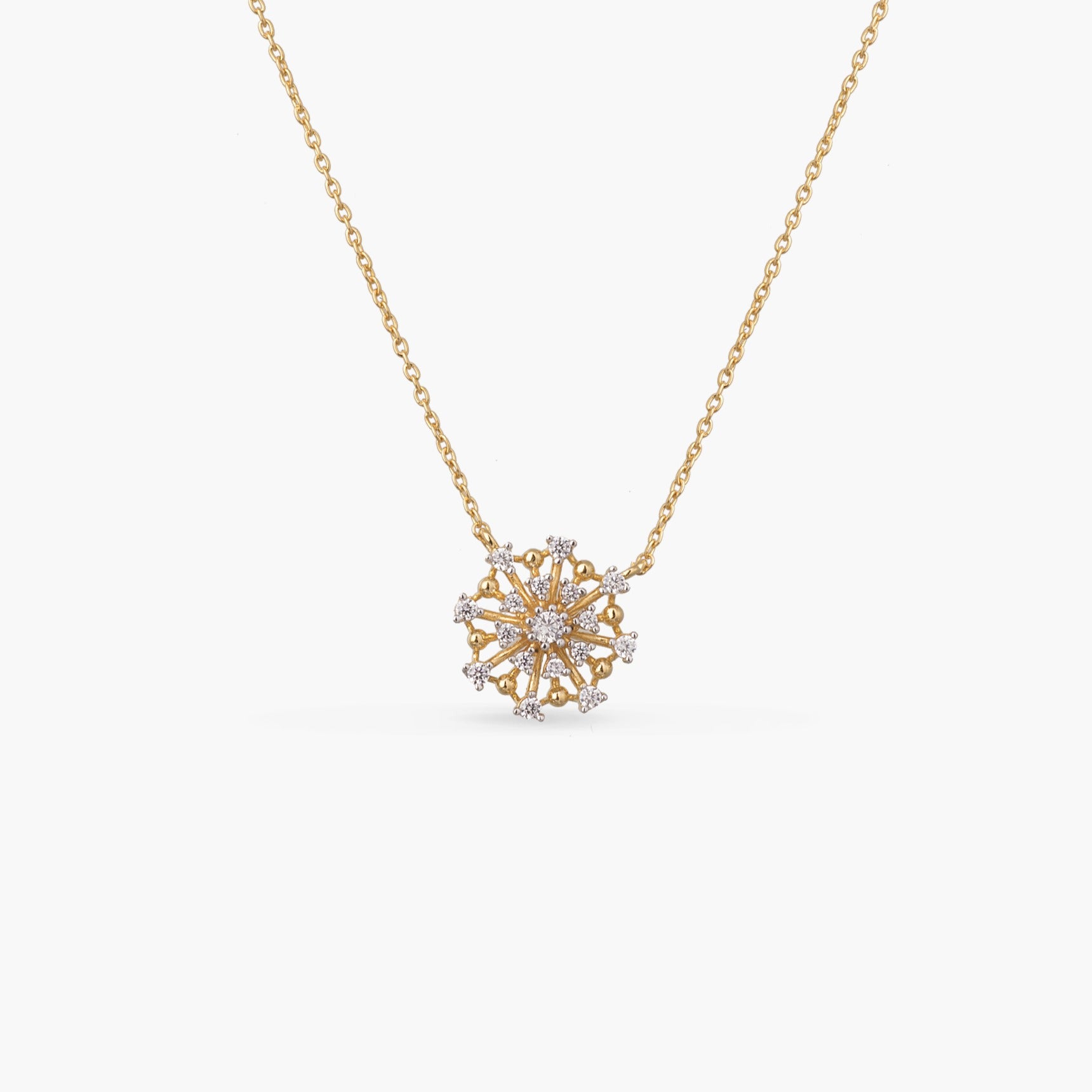 Stella Star CZ Silver Pendant Necklace