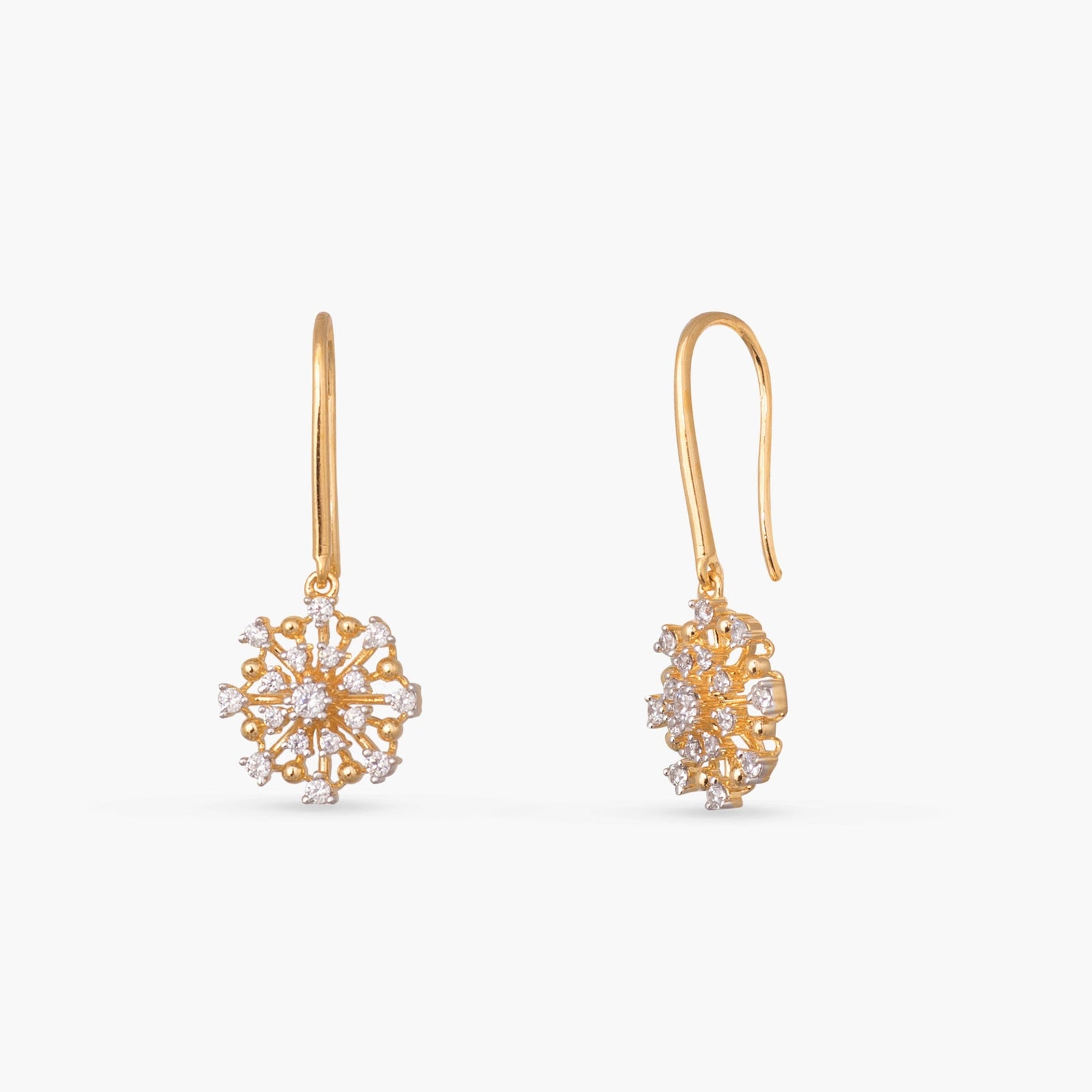 Celestia Spark CZ Drop Earrings