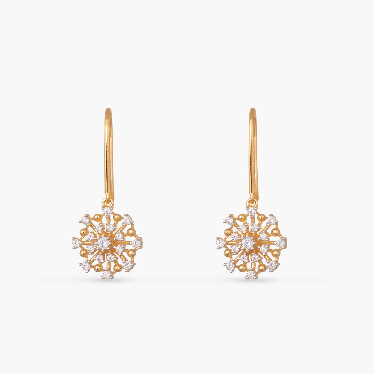 Celestia Spark CZ Drop Earrings