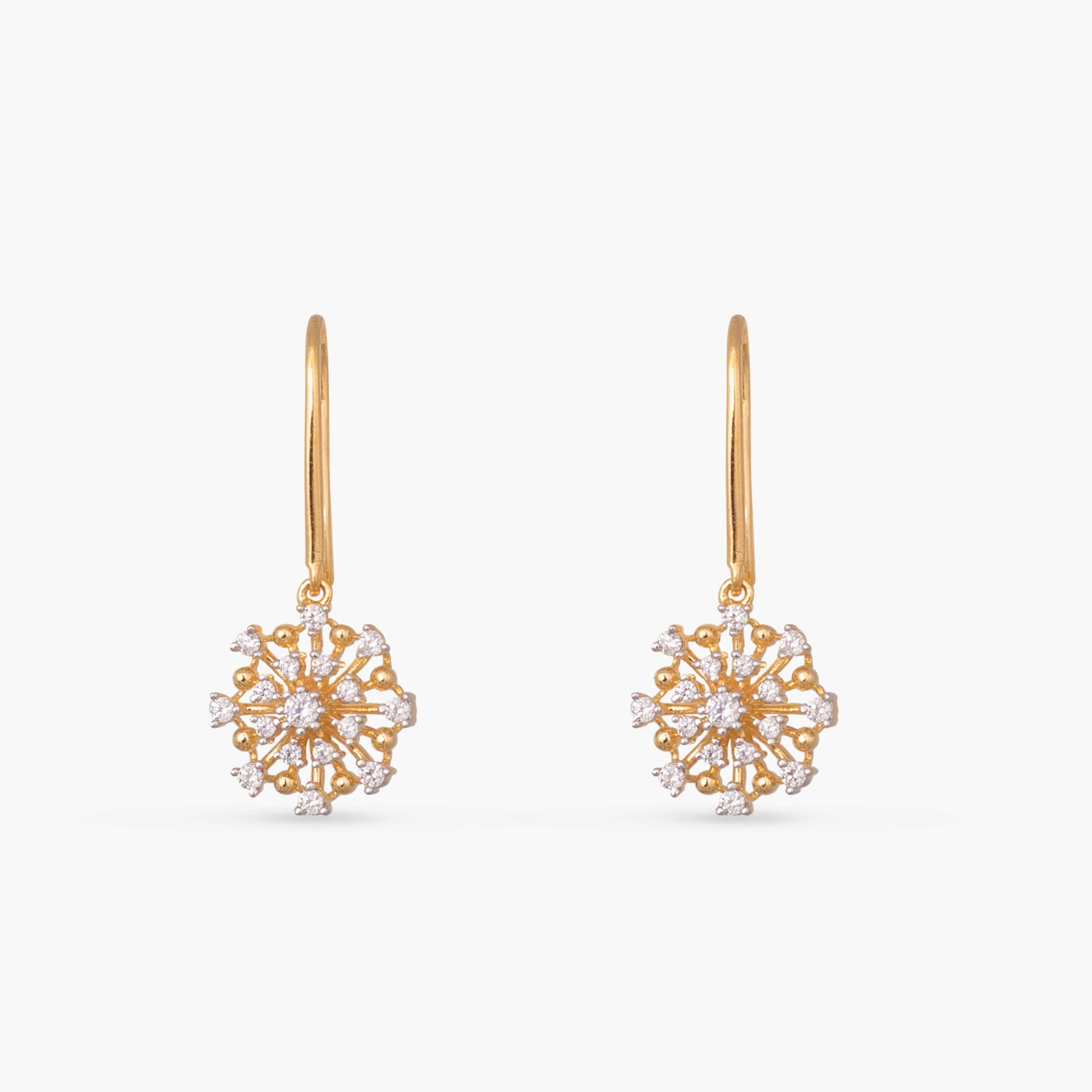 Celestia Spark CZ Drop Earrings