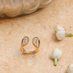 Finger Ring Moonlit Spark Cocktail Silver Ring