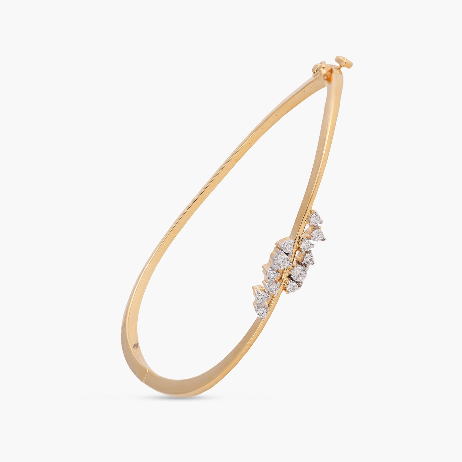 Bracelet Crisscross Radiance CZ Silver Cuff Bracelet