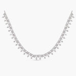 Necklaces Petite CZ Silver Necklace