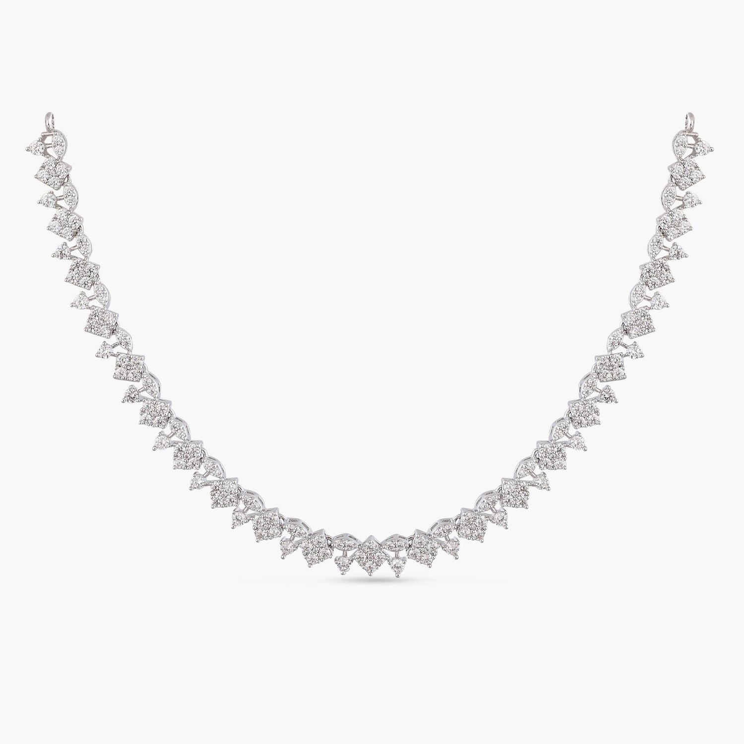 Necklaces Luminous Dew CZ Silver Necklace