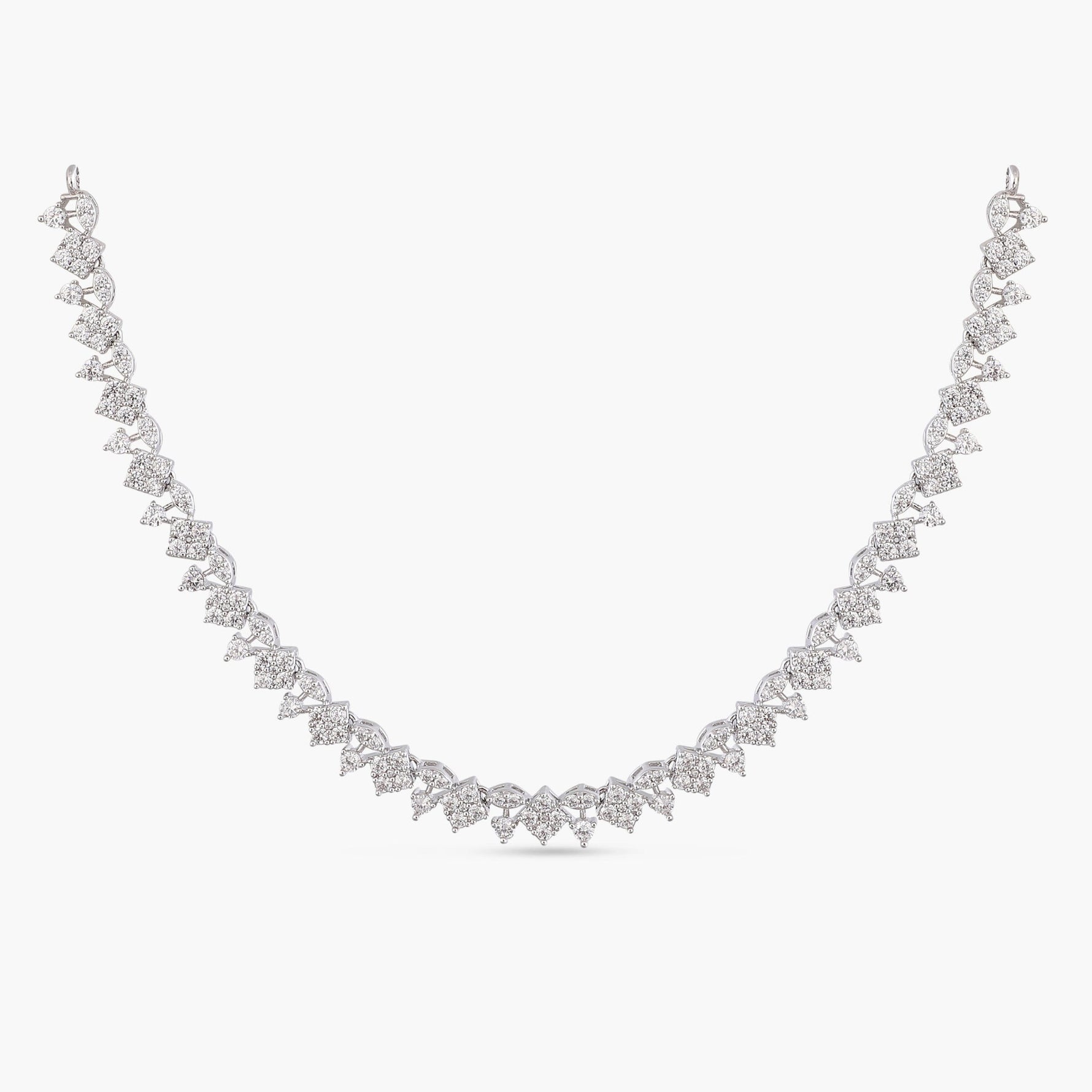 Necklaces Luminous Dew CZ Silver Necklace
