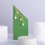 Tulip Blossoms Silver Drop Earrings