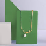 Tulip Grace Silver Pendant Necklace