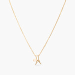 Tulip Whimsy Silver Pendant Necklace