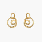 Earrings Sandscape Statement Silver Drop Earrings