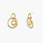 Earrings Sandscape Statement Silver Drop Earrings