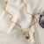 Moroccan Blue Asymmetric Silver Necklace