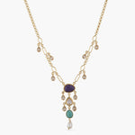 Necklaces Moroccan Blue Classic Silver Necklace