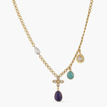 Necklaces Moroccan Blue Everyday Silver Necklace