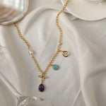 Necklaces Moroccan Blue Everyday Silver Necklace