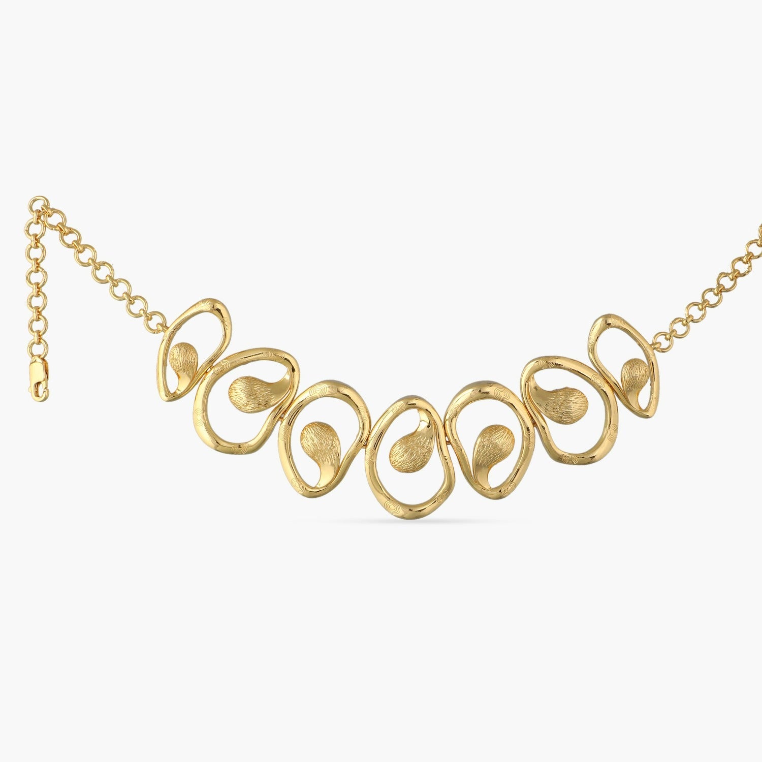 Necklaces Sandscape Loop Classic Silver Choker