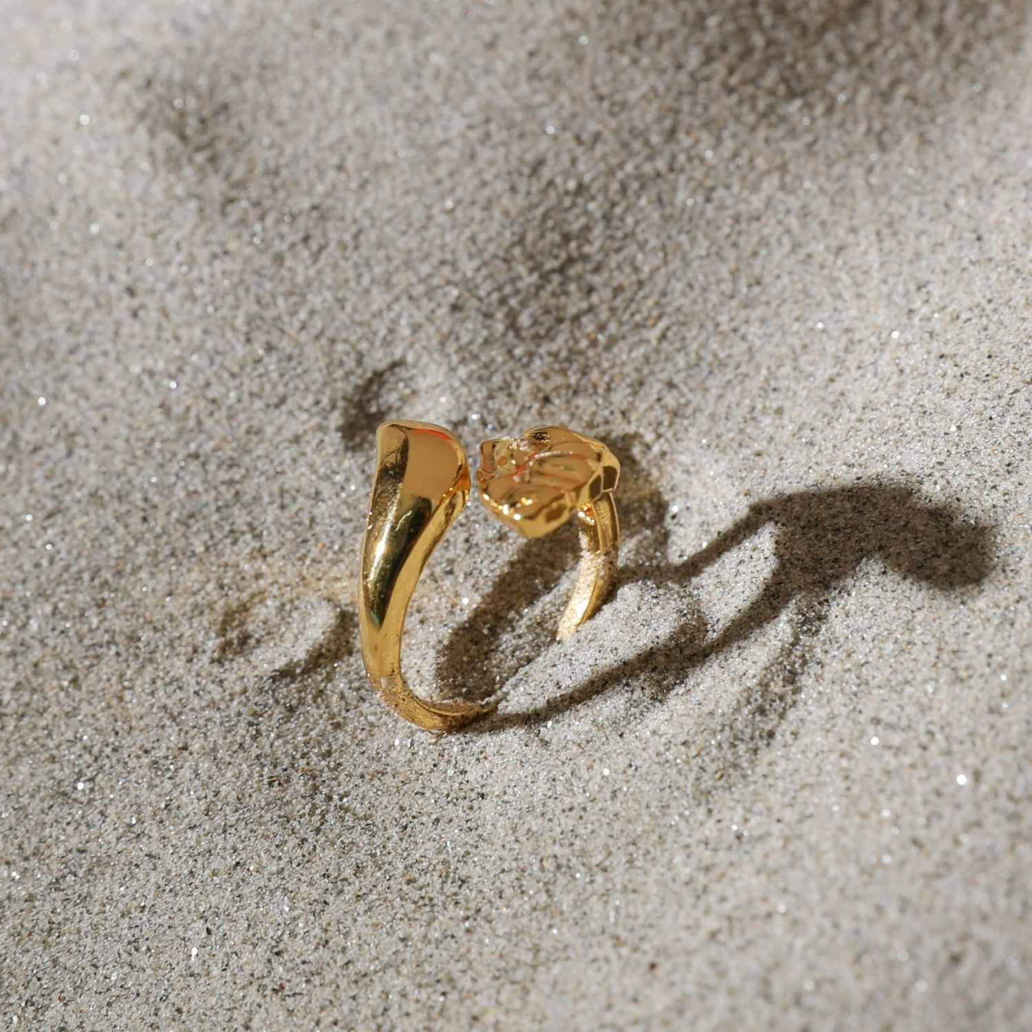 Sandscape Simple Silver Ring
