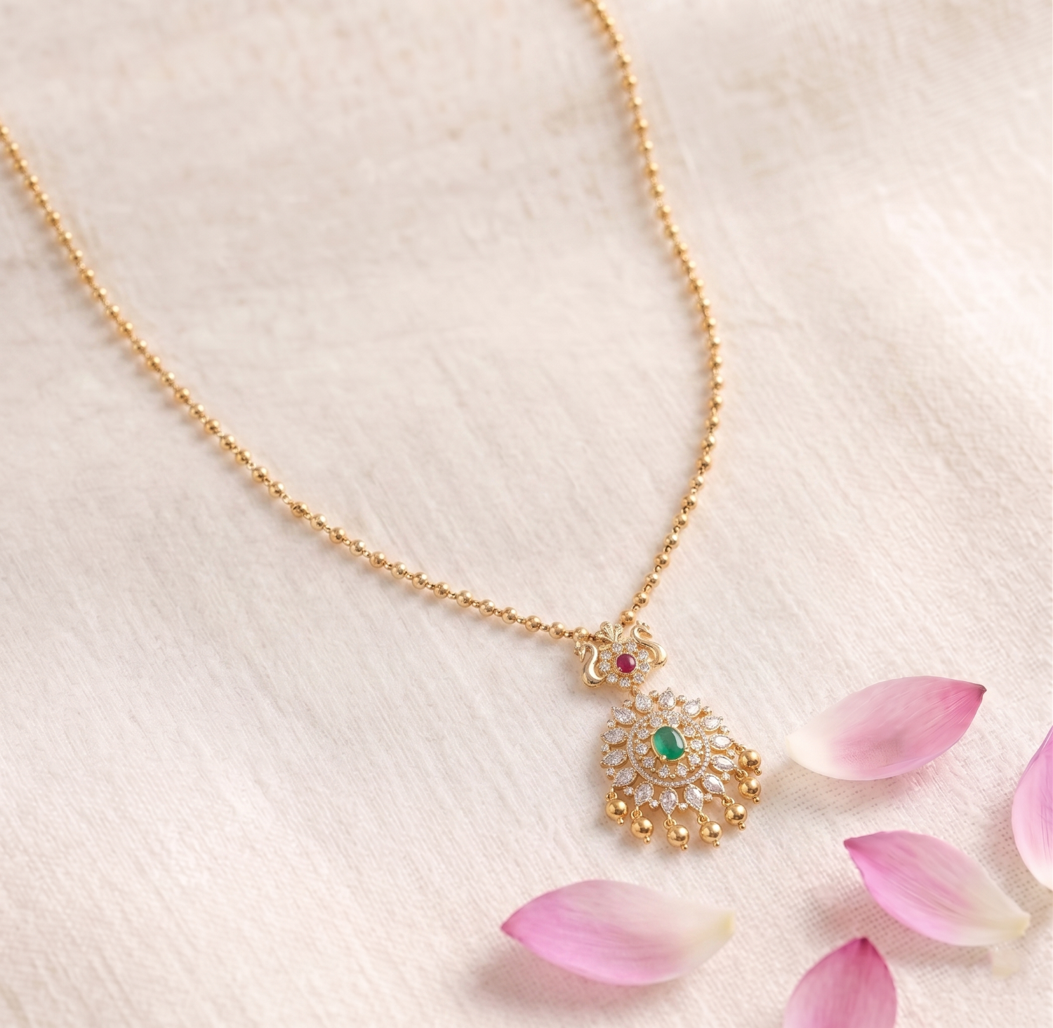 Marie Gold-Plated Silver Pendant