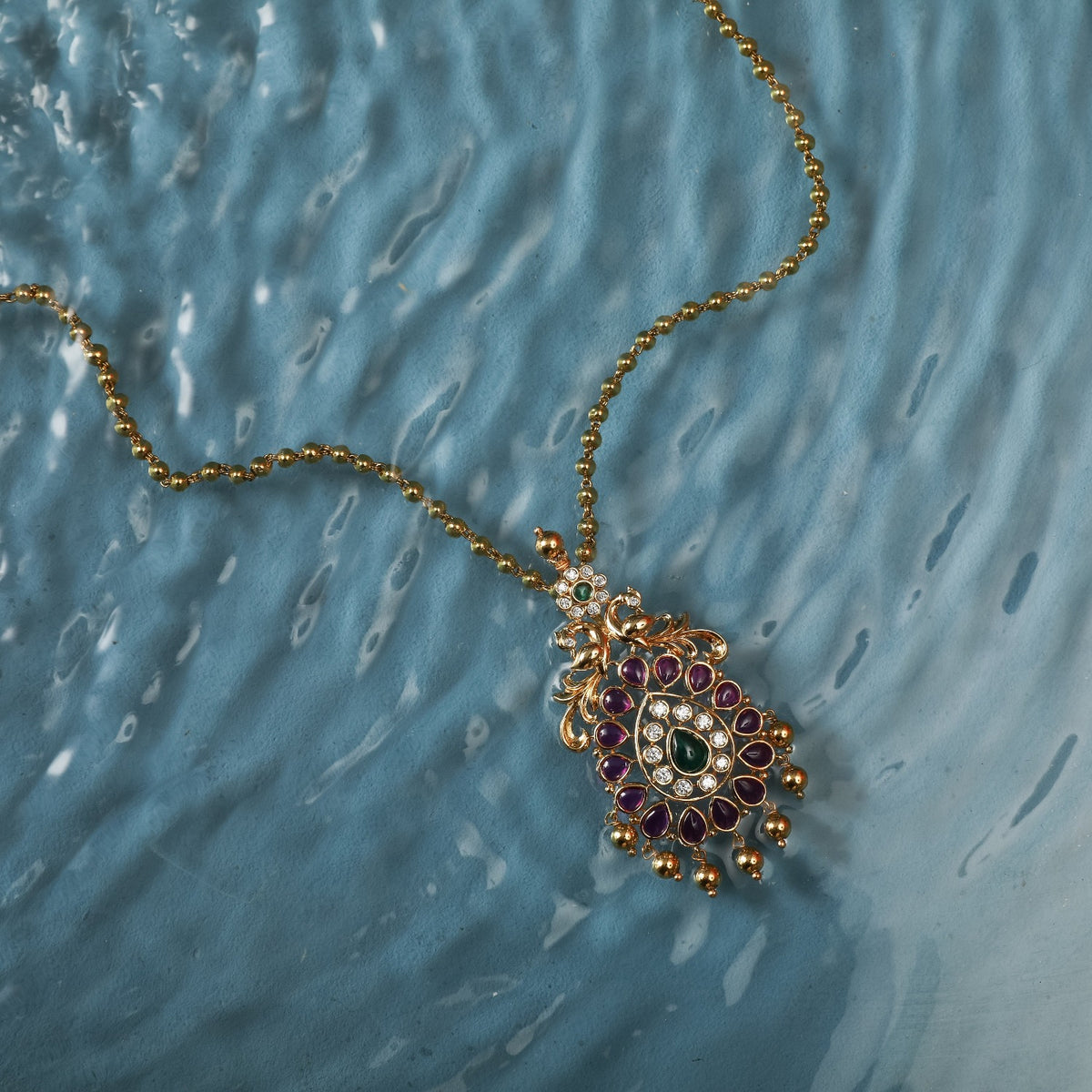 Pendants Kul Gold-Plated Silver Pendant