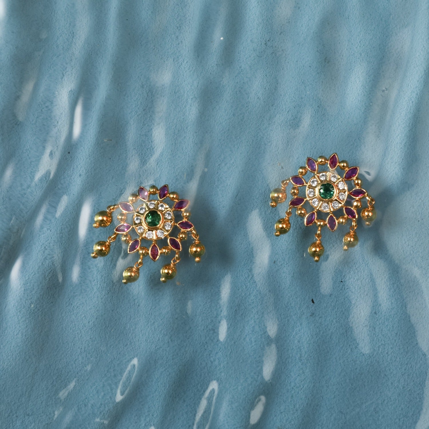 Florena Silver Stud Earrings