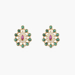 Earrings Kul Gold-Plated Silver Stud Earrings