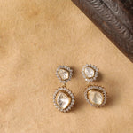 Sunlit MOISSANITE SILVER DROP EARRINGS