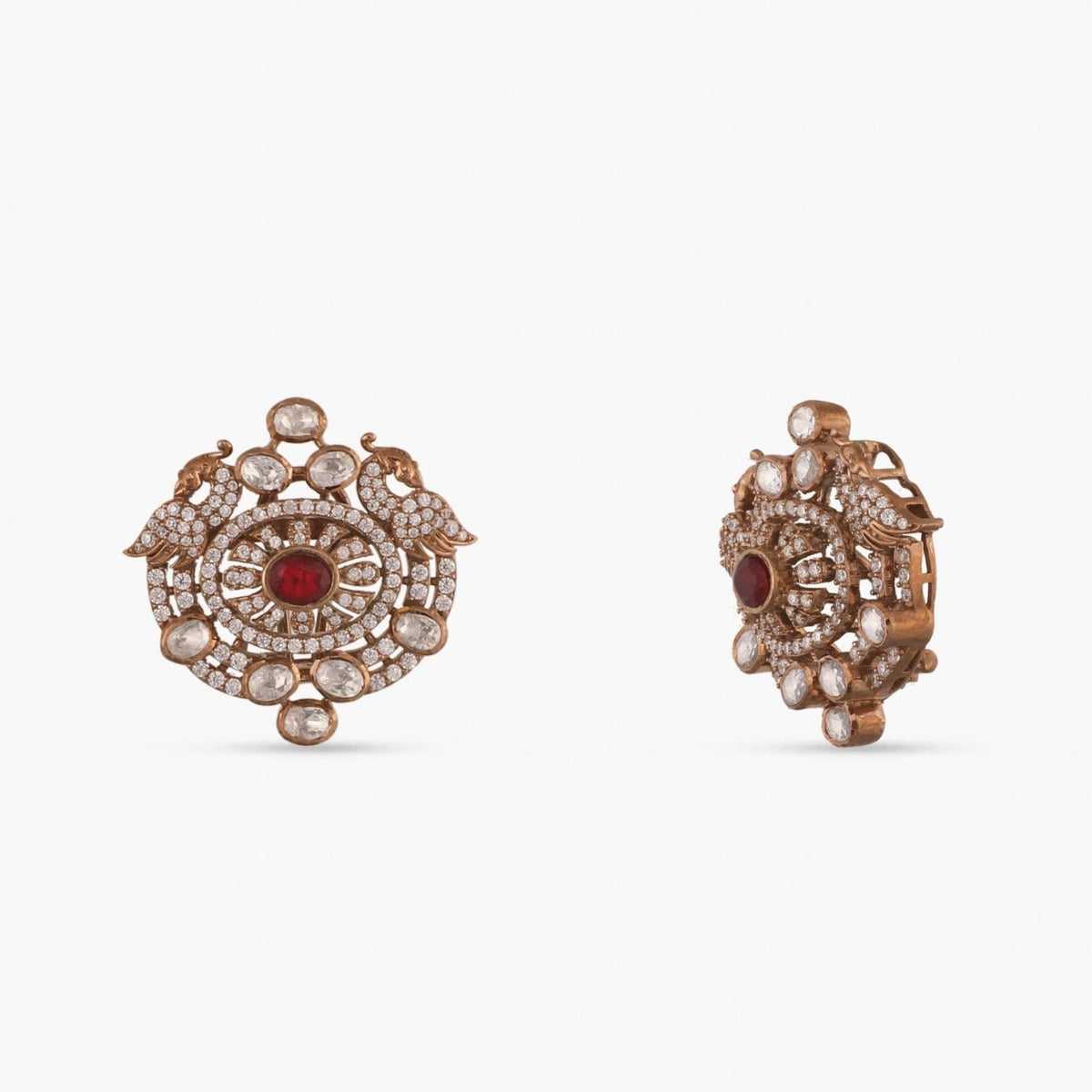 Earrings Prance Moissanite Silver Stud Earrings