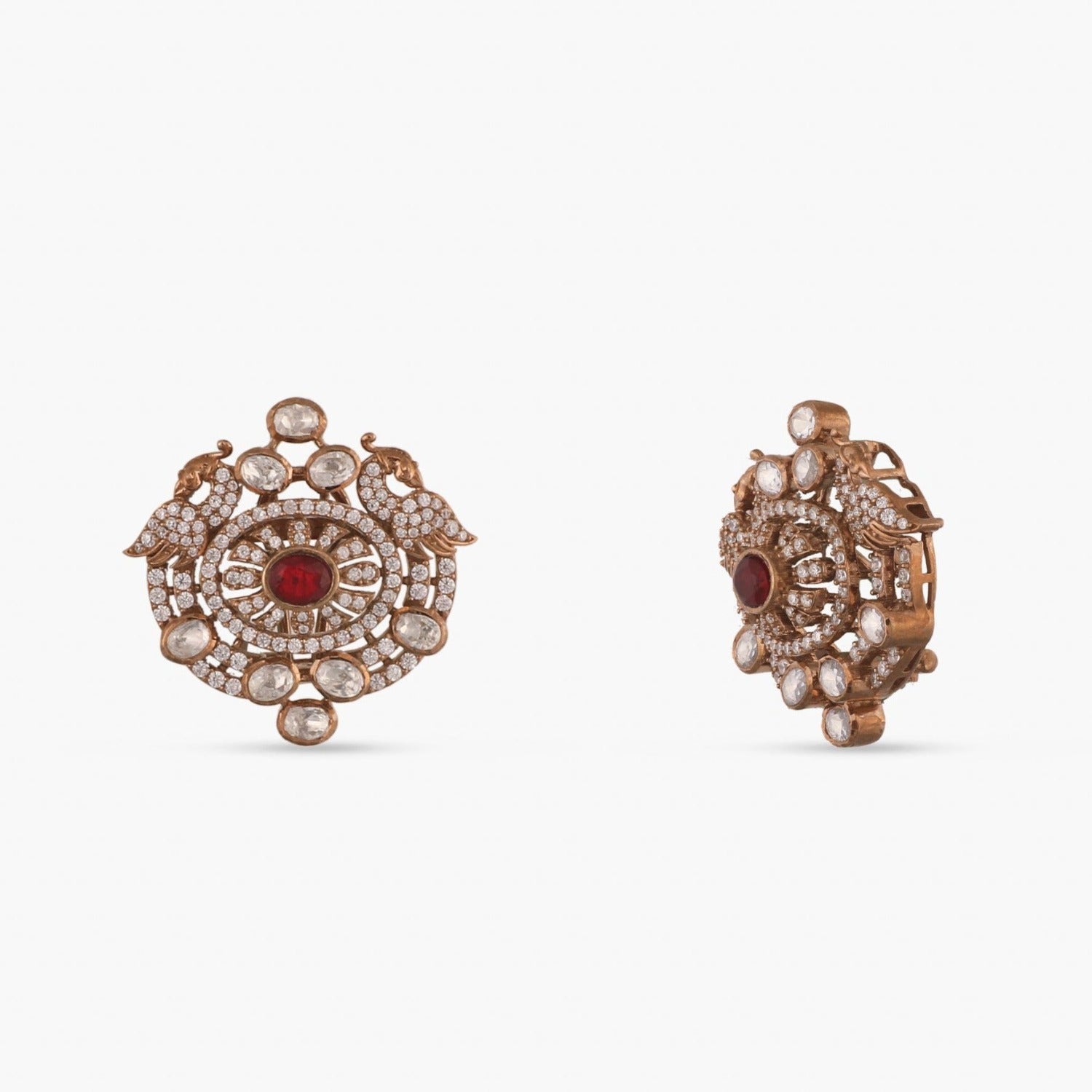 Earrings Prance Moissanite Silver Stud Earrings