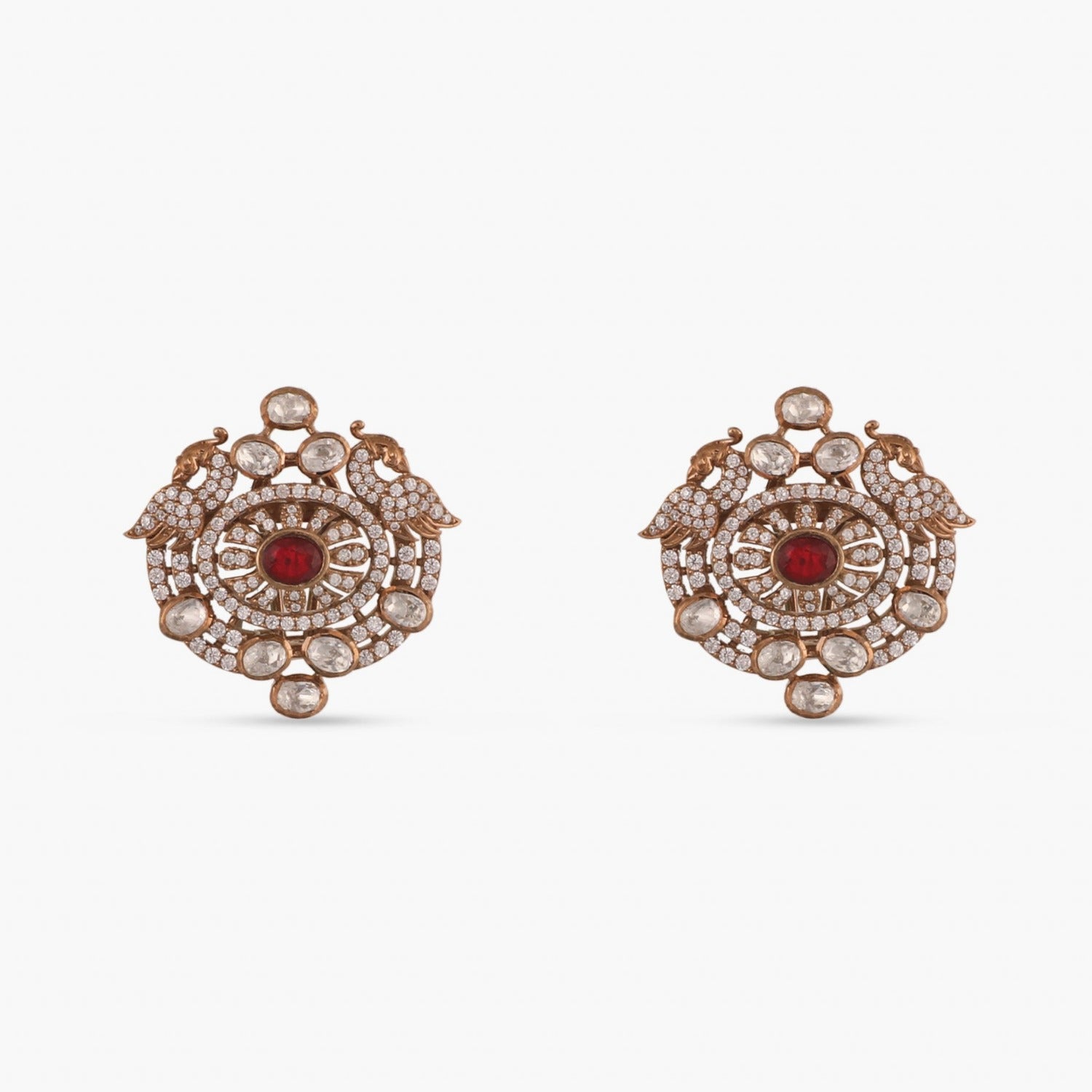 Earrings Prance Moissanite Silver Stud Earrings