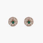 Earrings Moissanite Statement Silver Stud Earrings