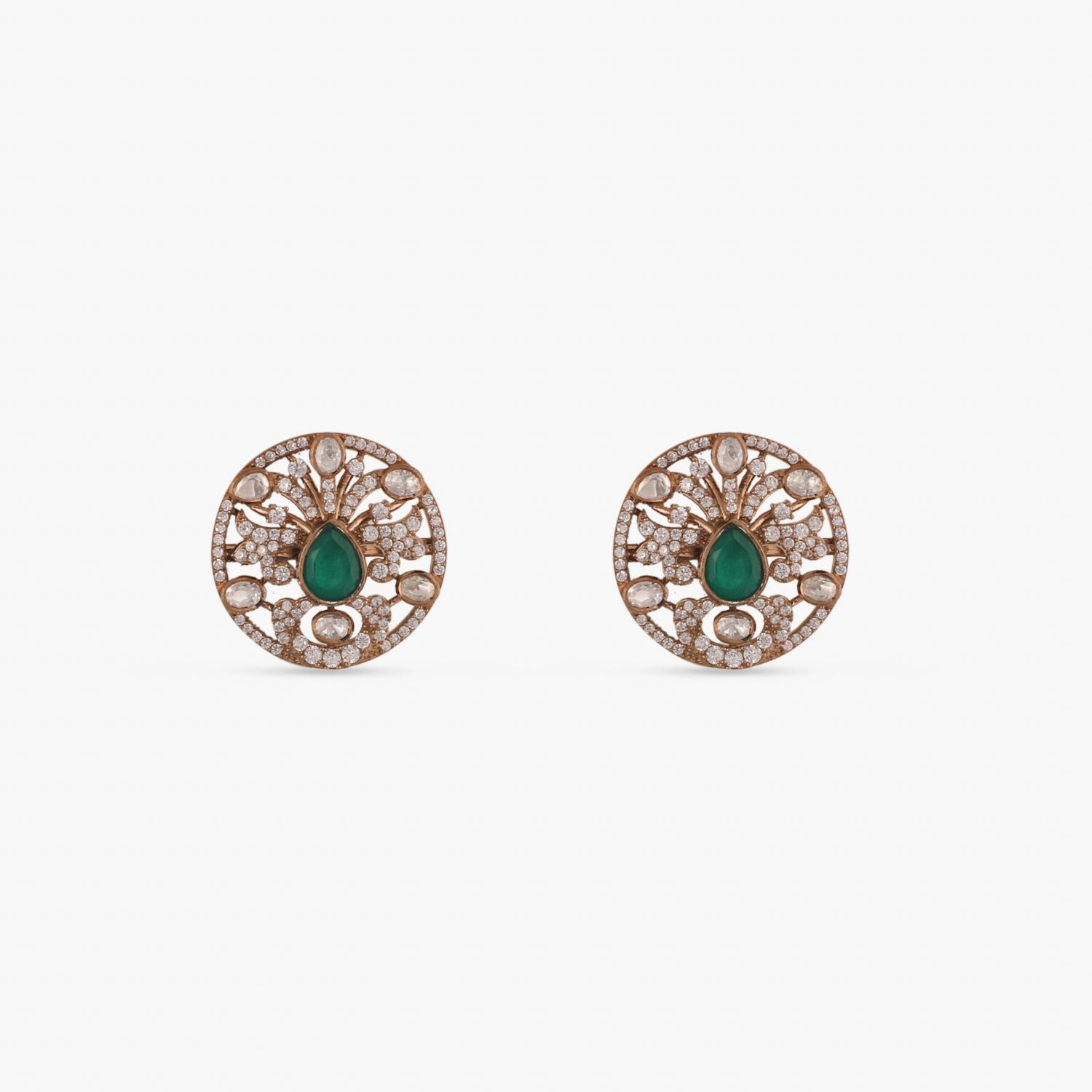 Earrings Moissanite Statement Silver Stud Earrings