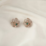 Earrings Peacock Emblem Silver Stud Earrings